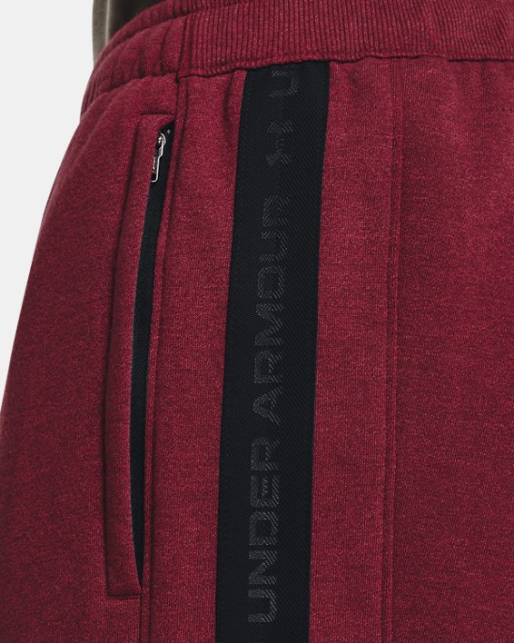 Mens UA Accelerate Off Pitch Joggers, Red, pdpMainDesktop image number 3